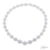 Platinum Round Diamond Certified Necklace