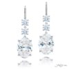 Timeless Oval-Cut Diamond Drop Earrings in Platinum