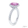 3.03 ct. Pink Sapphire and Diamond RingJewelry