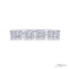 Diamond Eternity Band Emerald and Round Diamonds