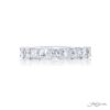 Diamond Eternity Band Radiant-Cut Diamonds Shared Prong