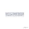 Diamond Eternity Band Radiant-Cut Diamonds Shared Prong