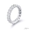 Diamond Eternity Band 20 Radiant Cut Diamonds Shared Prong