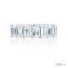 8.9 cwt Emerald Cut Diamond Eternity RingPlatinum