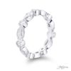 Diamond eternity band marquise and round diamonds