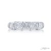 Elegance Elevated | Classic Single-Row Radiant-Cut Diamond Band in East-to-West Design