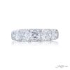 Elegance Elevated | Classic Single-Row Radiant-Cut Diamond Band