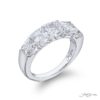 Elegance Elevated | Classic Single-Row Square Emerald-Cut Diamond Band