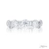 Iconic Single-Row Diamond Band | Straight Baguette & Round-Cut Diamonds in Platinum