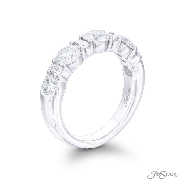 diamond wedding band round and straight baguette duamonds