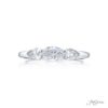 Oval & Pear Diamond Engagement Ring 0.52 ct GIA certified