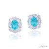 Timeless Certified Paraiba & Diamond Earrings
