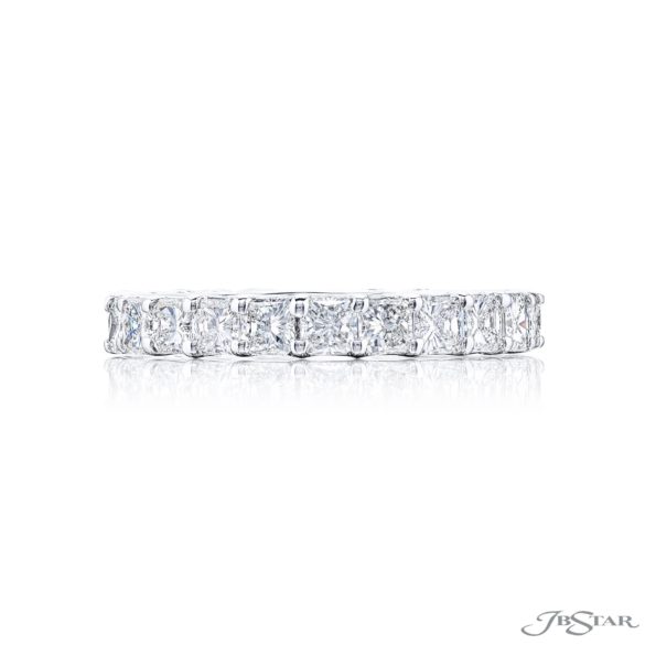 Diamond Eternity Band Radiant-Cut 2.71 ctw Shared Prong