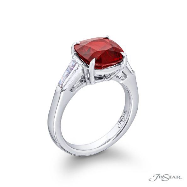 5.02 ct Platinum Oval Diamond Engagement Ring