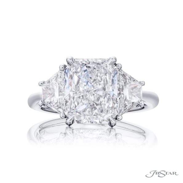 4.50 ct. Radiant-Cut Diamond Engagement Ring in Platinum