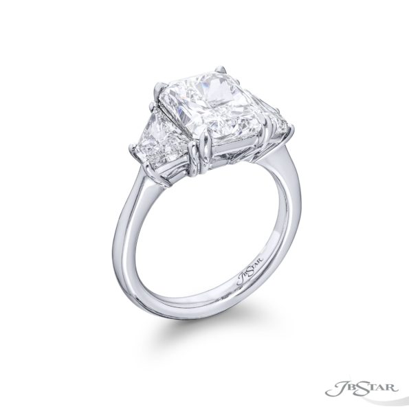 4.50 ct. Radiant-Cut Diamond Engagement Ring in Platinum