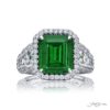 Emerald cut Emerald with 4.44