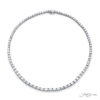 One-of-a-Kind Diamond Necklace  92 Graduating Emerald-Cut Diamonds Meticulously Handcrafted in Pure Platinum