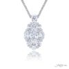 Exquisite Style: Signature 1.05 ct. GIA-Certified Diamond Pendant  Marquise Pear Oval & Round Diamonds in Pure Platinum