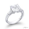 3.69 ct. GIA-Certified Square Emerald-Cut Diamond Ring
