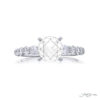 Diamond Semi-Mount Pear-Shaped & Round 0.70 ctw.