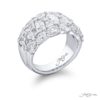Elegance Elevated | Iconic Multi-Row Marquise and Tapered Baguette Diamond Band in Pure Platinum