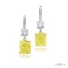 Timeless 4.10 ctw. Certified Fancy Yellow Diamond Drop Earrings
