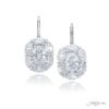 Timeless 1.03 ctw. GIA-Certified Oval Diamond Drop Earrings with Oval Diamond Accents in Platinum