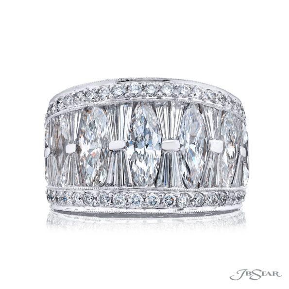 Elegance Elevated: Iconic Multi-Row Diamond Band