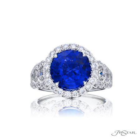 4.01 ct. Certified Burmese Ruby & Diamond Ring in Platinum 4.01 ct. Certified Burmese Ruby & Diamond Ring in Platinum
