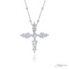 Exquisite Style: Our One-of-a-Kind Diamond Cross Pendant in Platinum