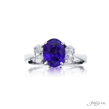 5.07 ct Certified Sapphire Ring | Oval Sapphire with 5.07 ct Certified Sapphire Ring | Oval Sapphire with