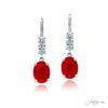 Timeless 2.90 ctw. Burmese Ruby Drop Earrings