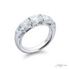Elegance Elevated | Classic Single-Row Radiant-Cut Diamond Band in Pure Platinum