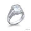 3.03 ct. GIA Certified Emerald-Cut Diamond Ring in Platinum