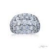 Elegance Elevated: Iconic Five-Row Round Diamond Band