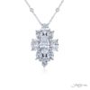 Exquisite Style: Timeless 0.60 ct. GIA-Certified Diamond Pendant  Marquise Oval & Pear-Shaped Diamonds in Pure Platinum
