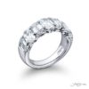 Signature GIA Certified Diamond Band | Oval & Emerald-Cut Diamonds in Pure Platinum