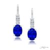 Magnificent 2.84 ctw. Certified Sapphire Drop Earrings