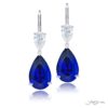 Magnificent 12.46 ctw. Certified Sapphire & Diamond Drop Earrings