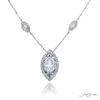 Exquisite Style: One-of-a-Kind 1.01 ct. GIA Certified Marquise Diamond Pendant with Micro Pave in Platinum
