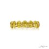 Elegance Elevated | Classic Single-Row Fancy Yellow Diamond Band in 18K Yellow Gold