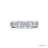 Classic East-West Alternating Emerald-Cut Diamond Band