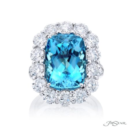 11.80 ct Burmese Ruby & Diamond Ring | Certified Oval Ruby in Platinum | Stunning Design by Jb Star