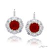 Classic Ruby & Diamond Earrings