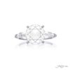 Platinum 1.34 ct Emerald Cut Diamond Engagement Ring