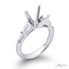 Platinum 1.34 ct Emerald Cut Diamond Engagement Ring