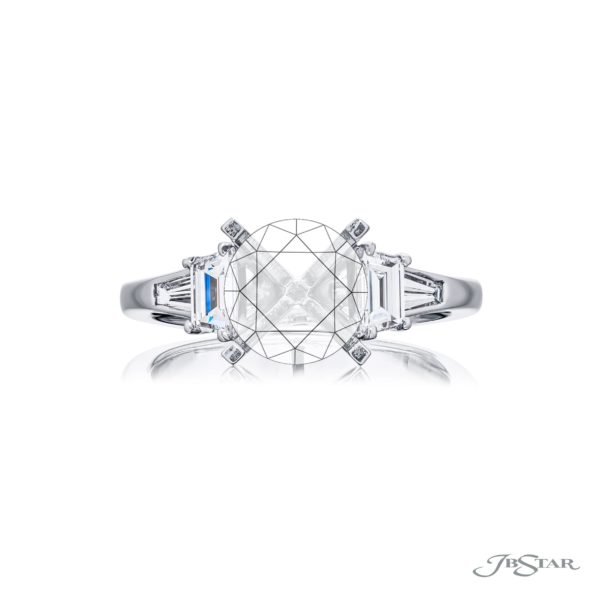 1.52 ct Radiant Cut Diamond Engagement Ring