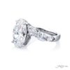 6.01 ct. GIA-Certified Oval Diamond Ring with Oval & Pear Side Stones