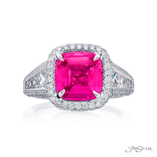 Diamond Engagement Ring 4.03 ct Cushion Cut GIA Certified